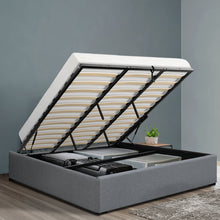 Load image into Gallery viewer, Artiss King Size Gas Lift Bed Frame Base With Storage Platform Fabric