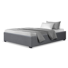 Load image into Gallery viewer, Artiss King Single Size Gas Lift Bed Frame Base With Storage Platform Fabric