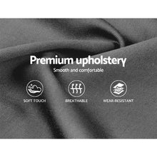 Load image into Gallery viewer, Fabric Grey Double Bed Frame
