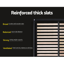 Load image into Gallery viewer, Fabric Charcoal King Bed Frame