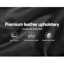 Load image into Gallery viewer, Artiss Tiyo Bed Frame PU Leather Gas Lift Storage - Black Queen