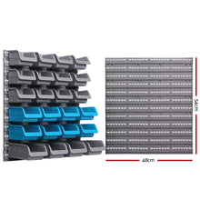 Load image into Gallery viewer, Giantz 88 Parts Wall-Mounted Storage Bin Rack Tool Garage Shelving Organiser Box