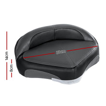 Load image into Gallery viewer, Seamanship Stand Up Lean Boat Seats Casting Fishing Seating Swivel Foam Charcoal