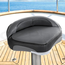 Load image into Gallery viewer, Seamanship Stand Up Lean Boat Seats Casting Fishing Seating Swivel Foam Charcoal