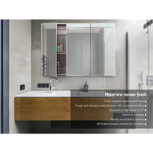 Load image into Gallery viewer, 900mm Bathroom Vanity Mirror with Storage Cabinet - Natural