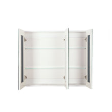 Load image into Gallery viewer, Bathroom Vanity Mirror with Storage Cabinet - White