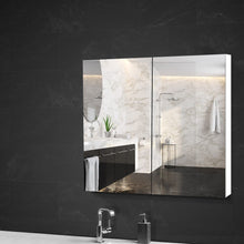 Load image into Gallery viewer, Cefito Bathroom Vanity Mirror with Storage Cabinet - White