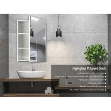 Load image into Gallery viewer, Bathroom Vanity Mirror with Storage Cavinet - White