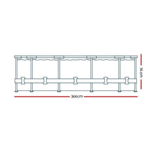 Load image into Gallery viewer, Bestway Swimming Pool Above Ground Pools Filter Pump 3.66M Power Steel Frame