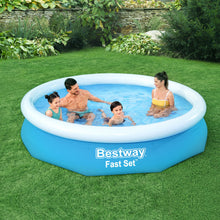 Load image into Gallery viewer, Bestway Swimming Pool Above Ground Kids Fast Set Pools with Filter Pump 3M