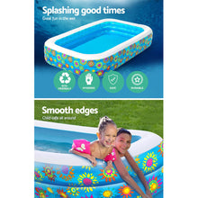 Load image into Gallery viewer, Bestway Inflatable Kids Play Pool Swimming Pool Rectangular Family Pools