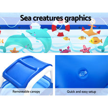 Load image into Gallery viewer, Bestway Kids Play Pools Above Ground Inflatable Swimming Pool Canopy Sunshade