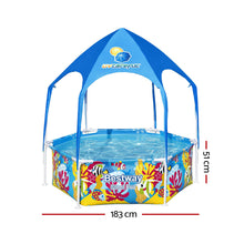 Load image into Gallery viewer, Bestway Swimming Pool Above Ground Plays Kids Steel Pro™ Mist Shade Pools