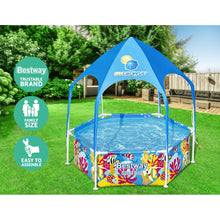 Load image into Gallery viewer, Bestway Swimming Pool Above Ground Plays Kids Steel Pro™ Mist Shade Pools