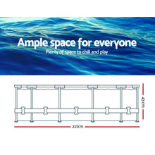 Load image into Gallery viewer, Bestway Swimming Pool Above Ground Frame Pools Outdoor Steel Pro 2.2 X 1.5M