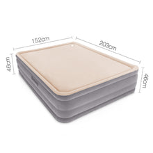 Load image into Gallery viewer, Bestway Queen Size Inflatable Air Mattress - Grey & Beige