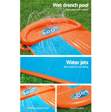 Load image into Gallery viewer, Bestway Inflatable Water Slip Slide Double Kids Splash Toy Outdoor Play 4.88M