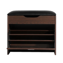 Load image into Gallery viewer, Artiss 12 Pairs Shoe Cabinet Organiser Wooden Storage Bench Stool