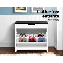 Load image into Gallery viewer, Artiss Adjustable 3 Tier Storage Cupboard - White