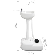 Load image into Gallery viewer, Weisshorn Camping Basin Portable Hand Wash Sink Stand 19L Capacity