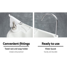Load image into Gallery viewer, Weisshorn Camping Basin Portable Hand Wash Sink Stand 43L Capacity