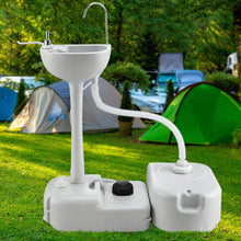 Load image into Gallery viewer, Weisshorn Camping Basin Portable Hand Wash Sink Stand 43L Capacity