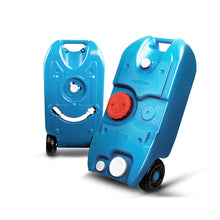 Load image into Gallery viewer, Weisshorn 40L Portable Wheel Water Tank Camping Caravan Storage Blue