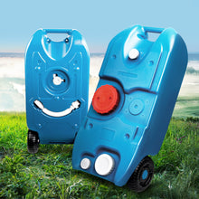 Load image into Gallery viewer, Weisshorn 40L Portable Wheel Water Tank Camping Caravan Storage Blue