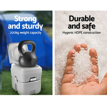 Load image into Gallery viewer, Weisshorn 20L Portable Camping Toilet Outdoor Flush Potty Boating With Bag