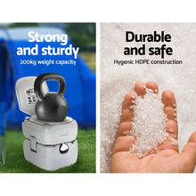 Load image into Gallery viewer, Weisshorn 22L Portable Camping Toilet Outdoor Flush Potty Boating
