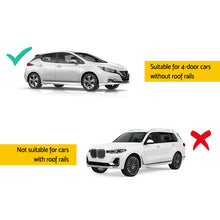 Load image into Gallery viewer, Universal Car Roof Rack Cross Bars 90cm Aluminium Adjustable Lockable 75kg Clamps