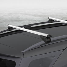 Load image into Gallery viewer, Universal Car Roof Rack 1360mm Cross Bars Aluminium Silver Adjustable Car 90kgs load Carrier