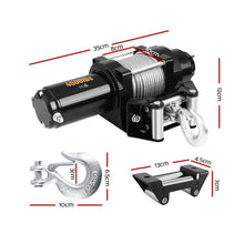 Load image into Gallery viewer, 12V Electric Winch Remote with Steel Cable