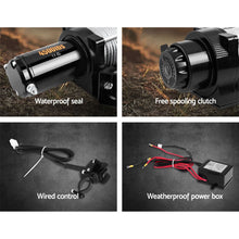 Load image into Gallery viewer, 12V Electric Winch Remote with Steel Cable