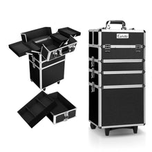 Load image into Gallery viewer, Embellir 7 in 1 Portable Cosmetic Beauty Makeup Trolley - Black