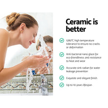 Load image into Gallery viewer, Cefito Ceramic Bathroom Basin Sink Vanity Above Counter Basins Bowl Black White