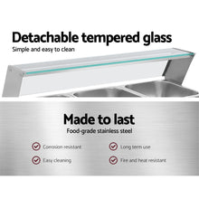 Load image into Gallery viewer, Commercial Food Warmer Bain Marie Electric Buffet Pan Stainless Steel