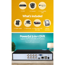 Load image into Gallery viewer, UL-Tech CCTV Security System 2TB 8CH DVR 1080P 4 Camera Sets