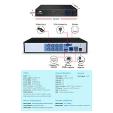 Load image into Gallery viewer, UL Tech 1080P 8 Channel HDMI CCTV Security Camera