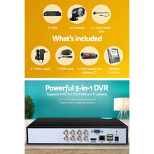 Load image into Gallery viewer, UL-Tech CCTV Security System 2TB 8CH DVR 1080P 8 Camera Sets