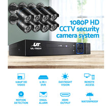 Load image into Gallery viewer, UL Tech 1080P 8 Channel HDMI CCTV Security Camera with 1TB Hard Drive