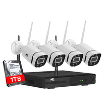 Load image into Gallery viewer, UL-tech 3MP Wireless CCTV Security Camera System WiFi Home Outdoor 8CH NVR 1TB