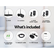 Load image into Gallery viewer, UL-TECH 3MP 8CH NVR Wireless 6 Security Cameras Set