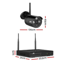 Load image into Gallery viewer, UL-tech CCTV Wireless Home Security Camera System 8CH IP WIFI Outdoor 3MP 1TB