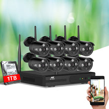 Load image into Gallery viewer, UL-tech CCTV Wireless Home Security Camera System 8CH IP WIFI Outdoor 3MP 1TB