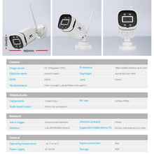 Load image into Gallery viewer, UL-tech 3MP Wireless CCTV 8CH NVR WiFi IP Security Camera System Outdoor 1TB