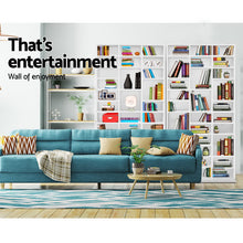 Load image into Gallery viewer, Adjustable Book CD Storage Shelf Unit - White