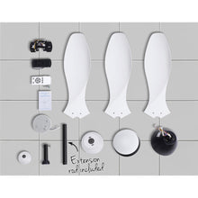 Load image into Gallery viewer, 48'' Ceiling Fan with Remote Control - White 3 Blades 1300mm