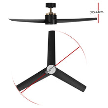 Load image into Gallery viewer, Devanti 52'' Ceiling Fan DC Motor w/Light w/Remote - Black