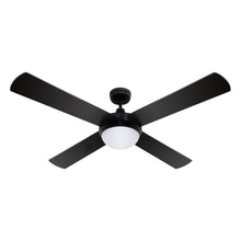 Load image into Gallery viewer, 52'' Ceiling Fan w/Light w/Remote Timer - Black